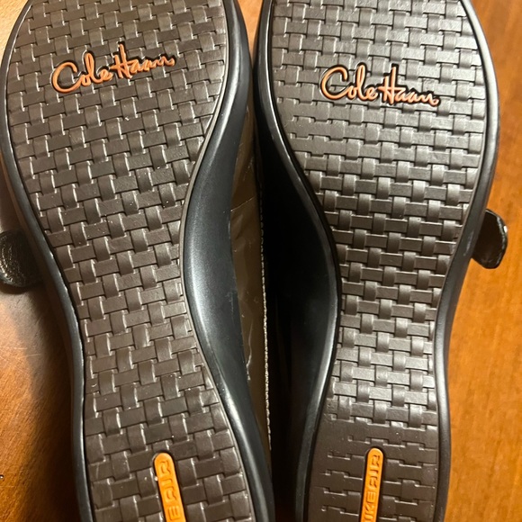 Cole Haan Dark Brown Patent Mule Loafers 9 Never Worn - Picture 6 of 6